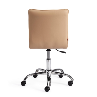 Кресло Tetchair ZERO ткань/кож/зам, желтый/бежевый, TW-27/36-34