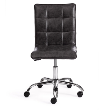 Кресло Tetchair ZERO кож/зам, серый, 2 TONE/06 перф.