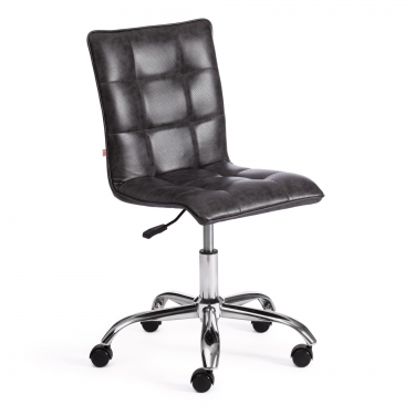 Кресло Tetchair ZERO кож/зам, серый, 2 TONE/06 перф.