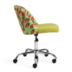 Кресло Tetchair MELODY ткань/флок, олива, Botanica 03 pepper/23