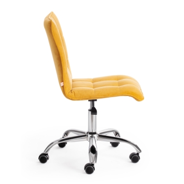 Кресло Tetchair ZERO велюр Clermon, горчичный, 170
