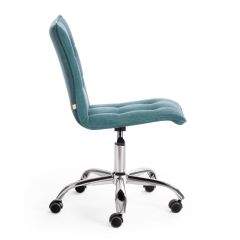 Кресло Tetchair ZERO велюр Clermon, бирюзовый, 140