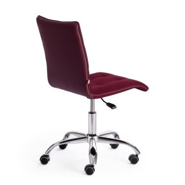 Кресло Tetchair ZERO ткань/кож/зам, бордо, TW13/36-7
