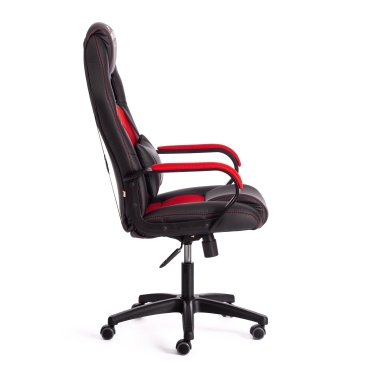 Кресло Tetchair DRIVER 22 кож/зам/ткань, черный/красный, 36-6/TW-08
