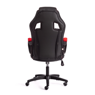 Кресло Tetchair DRIVER 22 кож/зам/ткань, черный/красный, 36-6/TW-08