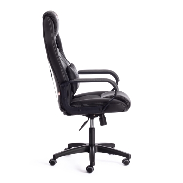 Кресло Tetchair DRIVER 22 кож/зам/ткань, черный/серый, 36-6/TW-12