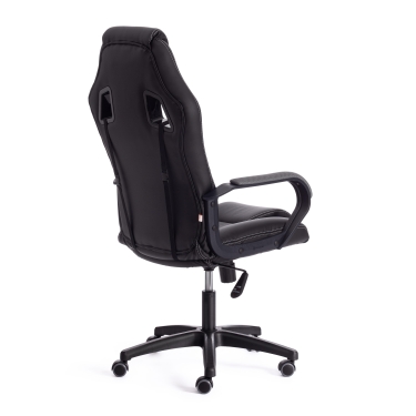 Кресло Tetchair DRIVER 22 кож/зам/ткань, черный/серый, 36-6/TW-12