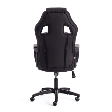 Кресло Tetchair DRIVER 22 кож/зам/ткань, черный/серый, 36-6/TW-12