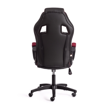 Кресло Tetchair DRIVER 22 кож/зам/ткань, черный/бордо, 36-6/TW-13
