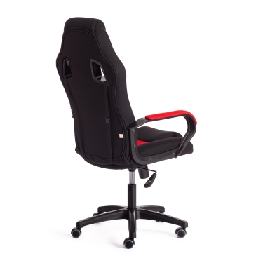 Кресло Tetchair DRIVER 22 ткань, черный/красный, 2603/TW-08