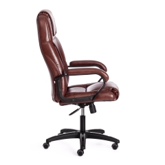 Кресло Tetchair BERGAMO 22 кож/зам, коричневый, 2 TONE