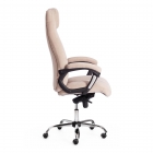 Кресло Tetchair BOSS Lux флок , бежевый/бежевый перф., 7/7/06