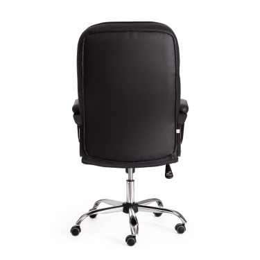 Кресло Tetchair СН9944 22 хром кож/зам, черный, 36-6