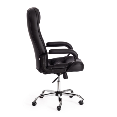 Кресло Tetchair СН9944 22 хром кож/зам, черный, 36-6