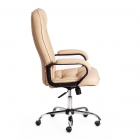 Кресло Tetchair СН9944 22 хром кож/зам, бежевый, 36-34
