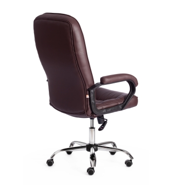Кресло Tetchair СН9944 22 хром кож/зам, коричневый, 36-36