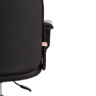 Кресло Tetchair BAGGI PA кож/зам/ткань, черный/серый, 36-6/ 207