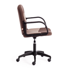 Кресло Tetchair BAGGI PA флок , коричневый/бежевый, 6/7