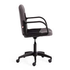 Кресло Tetchair BAGGI PA флок , серый/черный, 29/35