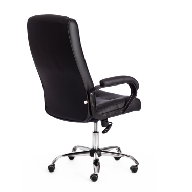 Кресло Tetchair MAXIMA Хром 22 кож/зам, черный, 36-6