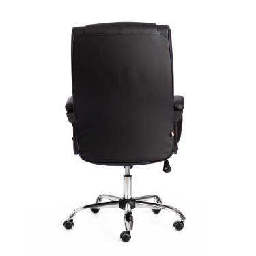 Кресло Tetchair MAXIMA Хром 22 кож/зам, черный, 36-6
