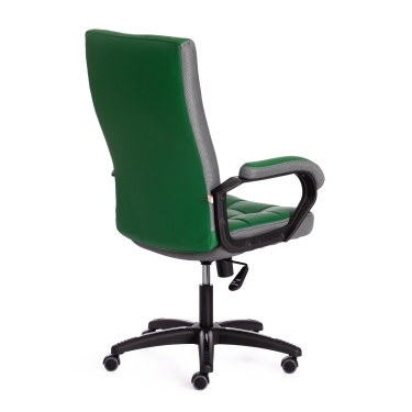 Кресло Tetchair TRENDY 22 кож/зам/ткань, зеленый/серый, 36-001/12