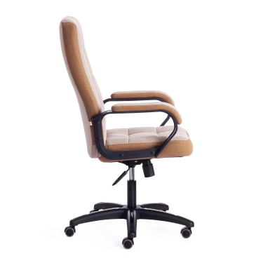 Кресло Tetchair TRENDY 22 флок/ткань, бежевый/бронза, 7/TW-21