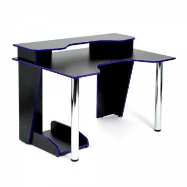 Надстройка Tetchair StrikeTop 120 NEO black/blue, черный/синяя кромка