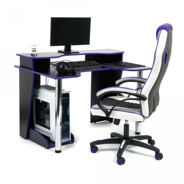 Надстройка Tetchair StrikeTop 120 NEO black/blue, черный/синяя кромка
