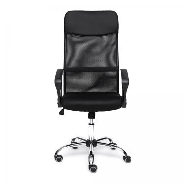 Кресло Tetchair PRACTIC кож/зам, ткань, черный