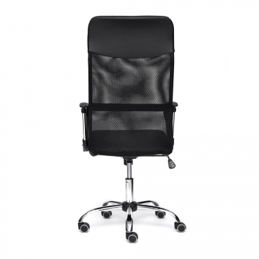 Кресло Tetchair PRACTIC кож/зам, ткань, черный