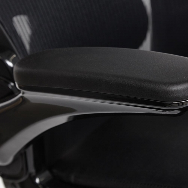 Кресло Tetchair BIG-1 сетка/рецикл. кожа, черный