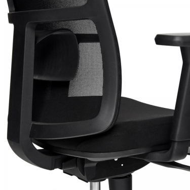 Кресло Tetchair TELA ALU ткань, черный