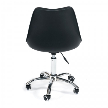Офисное кресло Tetchair TULIP mod.106 металл/пластик/PU, 47x48x80+14см, черный/хром