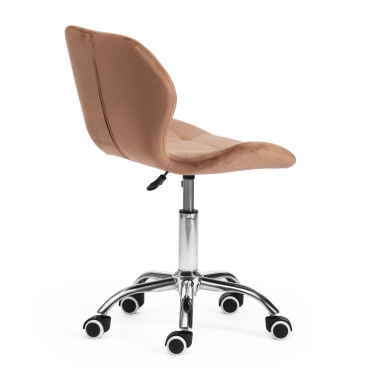 Офисное кресло Tetchair Recaro mod.007 металл, вельвет, 45x74+10см, коричневый HLR11
