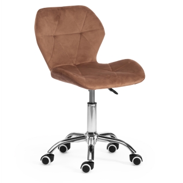 Офисное кресло Tetchair Recaro mod.007 металл, вельвет, 45x74+10см, коричневый HLR11