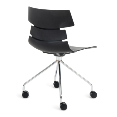 Стул офисный Tetchair HANSEN mod. 606-1 Черный/хром