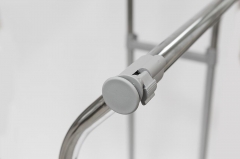 Вешалка Tetchair CH-4375 85-145x44x102-170 см, серый/хром