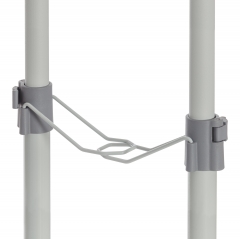 Вешалка Tetchair JET металл, пластик, 8644166 см, темно-серый/светло-серый/хром