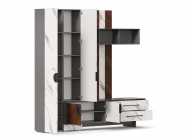 Набор мебели для гостиной Любимый дом Вилена 2 Оникс Серый/Орех/Монте белый