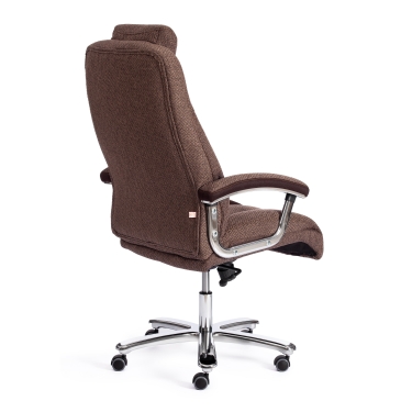 Кресло офисное Tetchair Trust max ткань, коричневый/коричневый , MJ190-7/TW-24