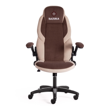 Кресло офисное Tetchair BAZUKA флок , коричневый/бежевый/коричневый перфорированный, 6/7/6/06