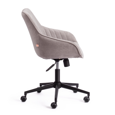 Кресло офисное Tetchair DUBLIN велюр Clermon, св. -серый, 60