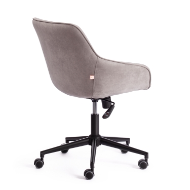 Кресло офисное Tetchair DUBLIN велюр Clermon, св. -серый, 60