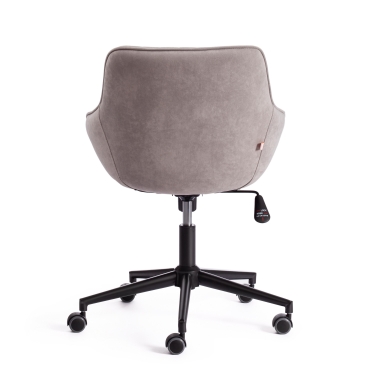 Кресло офисное Tetchair DUBLIN велюр Clermon, св. -серый, 60