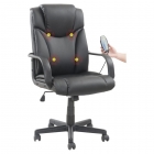 Кресло с массажным модулем BRABIX BRABIX Relax MS-001 Черный