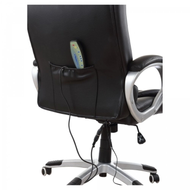 Кресло с массажным модулем BRABIX BRABIX Comfort MS-003 Черный