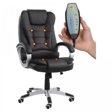Кресло с массажным модулем BRABIX BRABIX Comfort MS-003 Черный