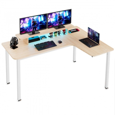 Стол письменный для компьютера угловой Eureka EUREKA EUREKA L60R-MW, Maple