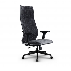 Кресло руководителя Метта Metta L 1m 42/2D Комплект 8 Серое